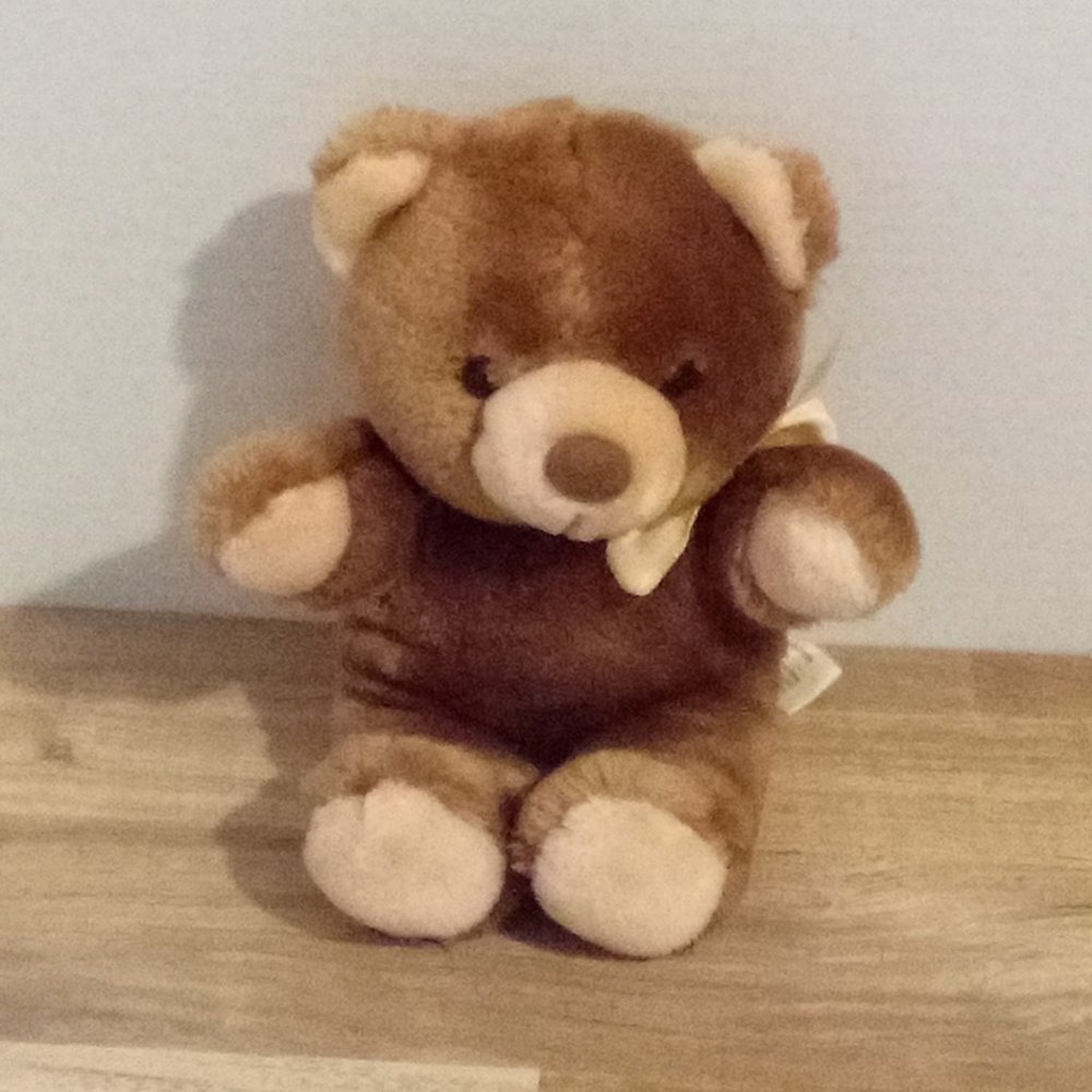 1980s Vintage America Wego #7492 Stuffed Plush Teddy Bear